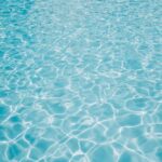 rippling crystal blue water