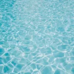 rippling crystal blue water