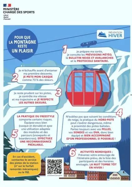 pratiquer le ski en sécurité montagne