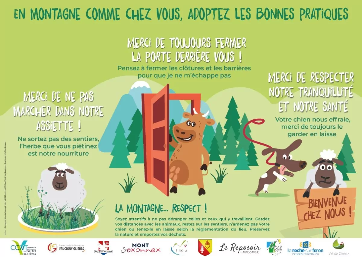 bonnes pratiques pour une montagne partagée